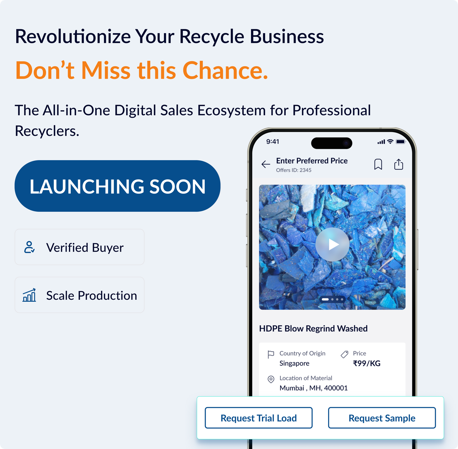 BSB Recycle - Digital Sales Ecosystem